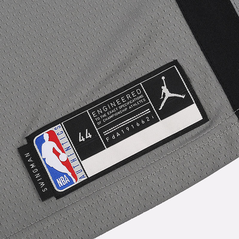 мужская серая майка Jordan Kevin Durant Nets Statement Edition 2020 NBA Jersey CV9469-005 - цена, описание, фото 2